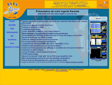 Tablet Screenshot of karajukebox.com